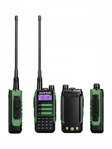 Рация Baofeng UV-16 7W с гарнитурой зеленая